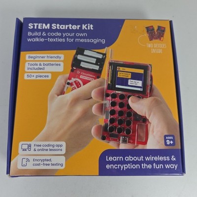CircuitMess STEM Starter Kit, Chatter 2.0 Build/code your own walkie-texties