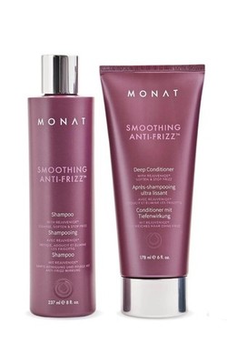 Monat - Smoothing Anti-Frizz  Shampoo & Conditioner - New Sealed - US Stock