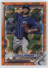 2021 Bowman Sapphire Edition Orange Refractor 68/75 Jackson Kowar #BCP-43 11im