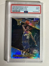 1999 Bowman’s Best Richard Hamilton Atomic Refractor #107 PSA 9