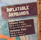 Arm Floats Inflatable Pair Armband Swim Floaties Kids age 3-6 Fish Whale Teal  — photo 6