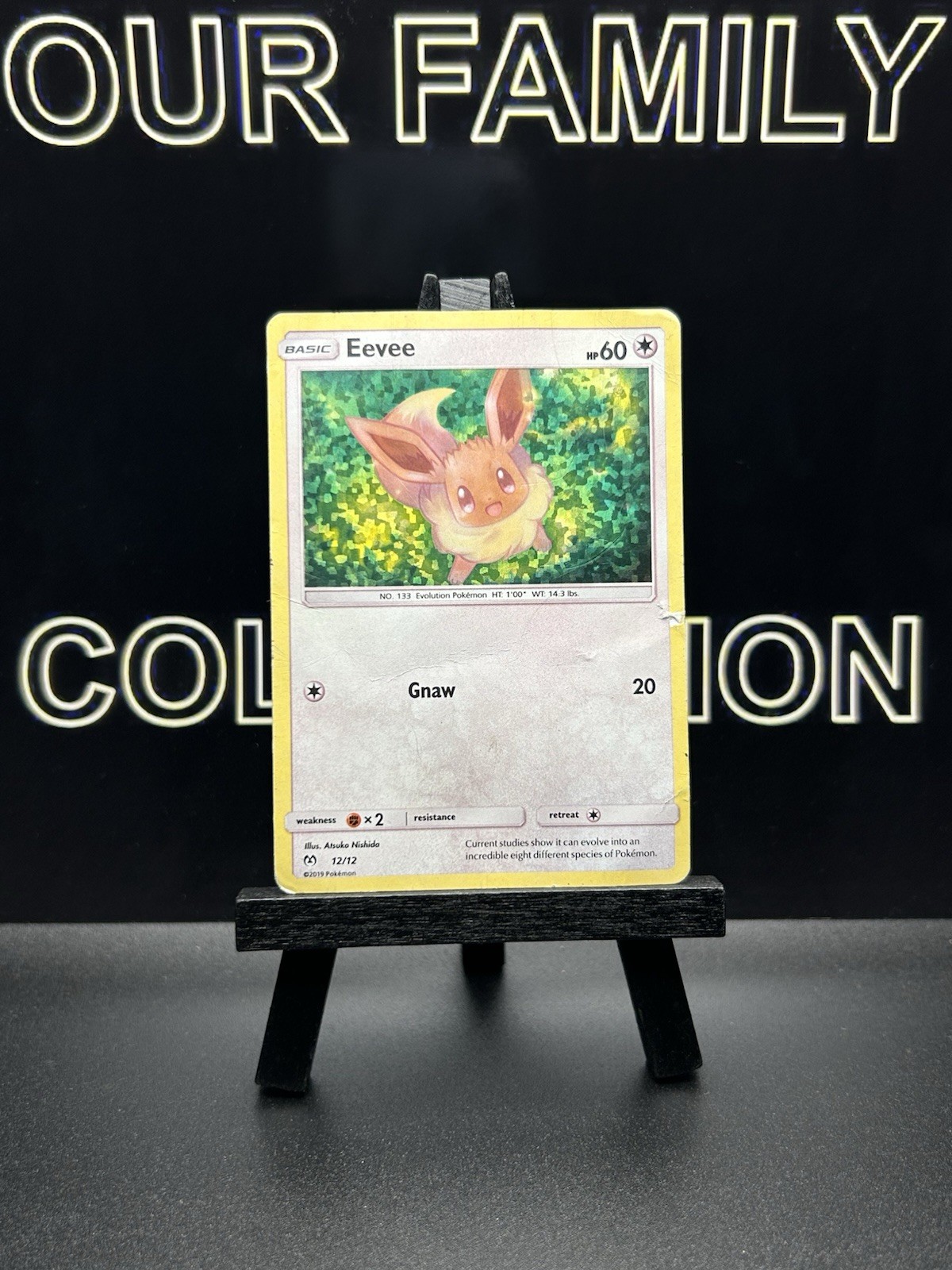 2019 Pokemon Eevee 12/12 McDonalds Collection Rare Promo Confetti Holo - HP💎