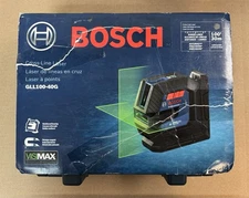 Bosch GLL100-40G Cross-Line Self Leveling Laser Level - Blue