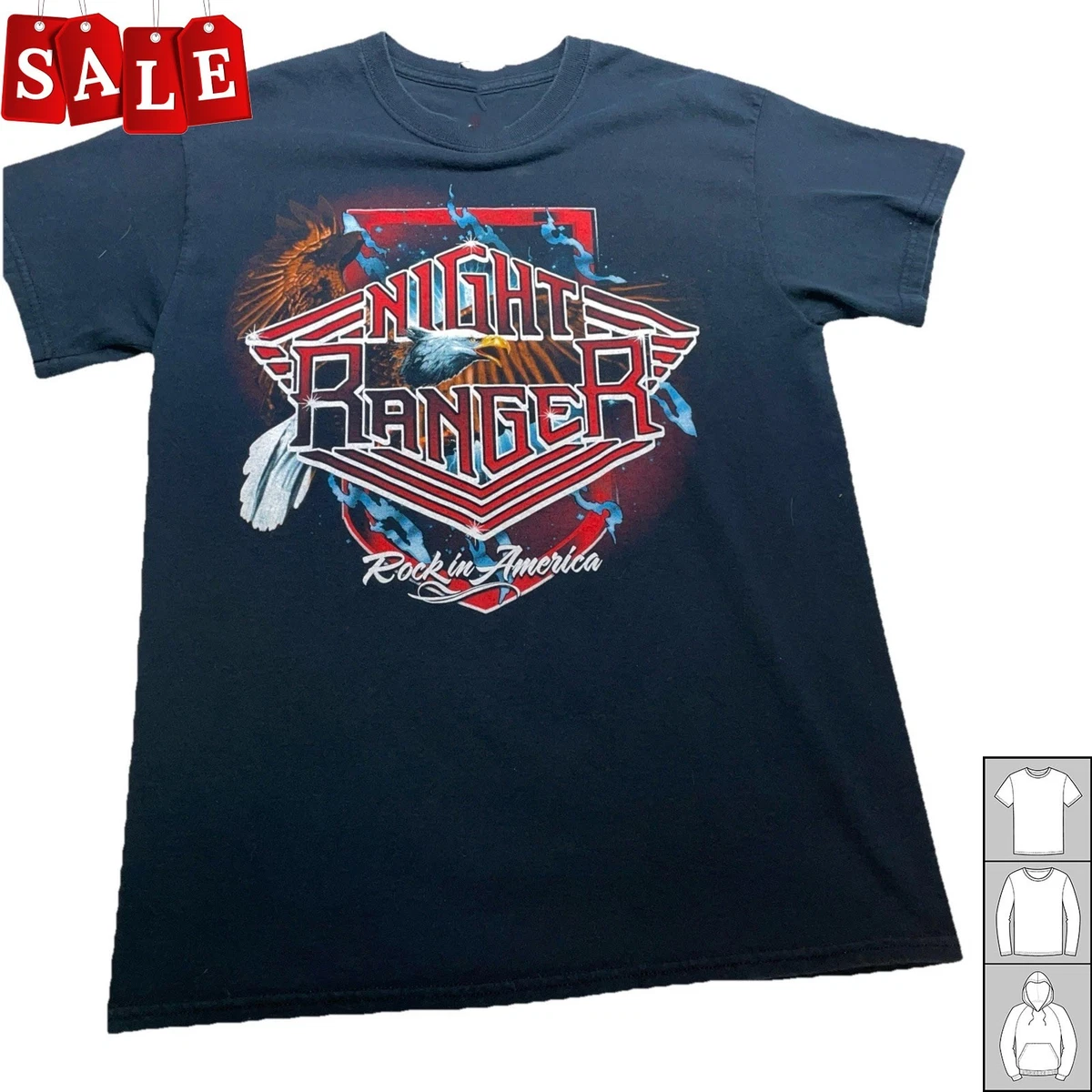 Night Ranger T Shirt In Men's T-Shirts for sale | eBay