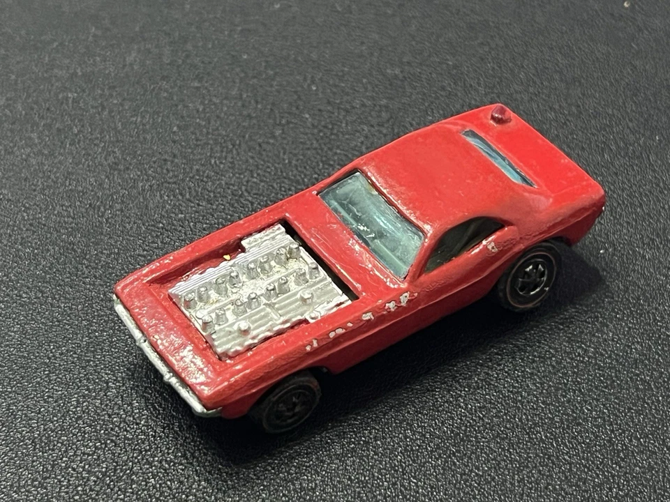 DE COLECCIÓN HOT WHEELS REDLINE SHOW OFF ESMALTE ROJO 1970 HONG KONG Foto 2 de 4