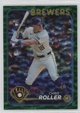 2024 Topps Update Green Crackle Foilboard 444/499 Chris Roller #US242 0tx