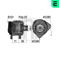 ERA Lichtmaschine Generator Lima 209096A 14V FüR Opel Astra Caravan A04 Zafira