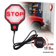 LED Garage Parking Aid Adjustable,Dual Power Garage Parking Sensor with Black