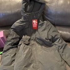 Camel Crown Mens S Quilted Jacket New in Bag Charcoal Gray