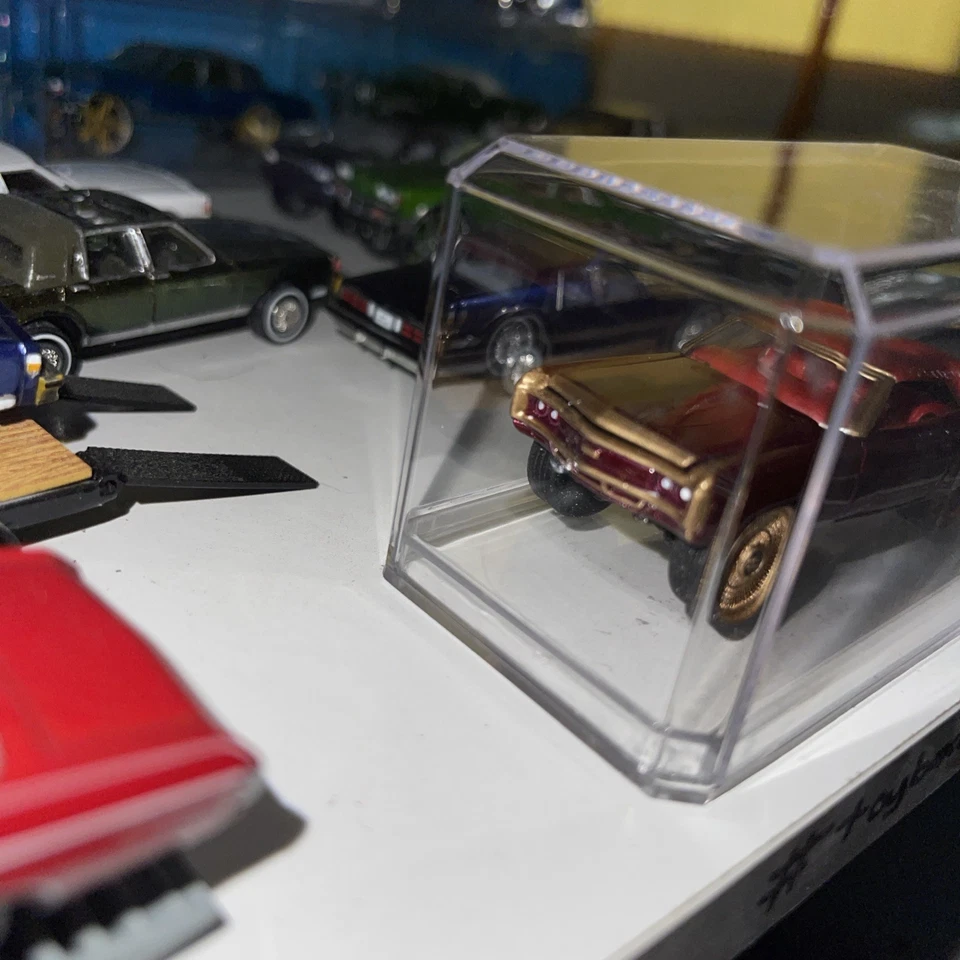 1/64 Scale Custom Red 1969 Chevy Impala SS Convertible On 30” Amani Forged Spoke - Image 2 of 4