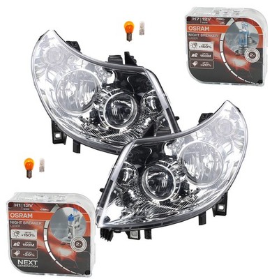 Scheinwerfer Osram Night Breaker Laser passend für Peugeot Boxer III 06- Set L R