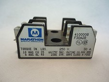 MARATHON 4100008 F30A2B 30 AMP FUSE BLACK HOLDER