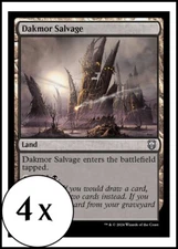 MTG - 4 x Dakmor Salvage - Modern Horizons 3 Commander - Playset 4x x4