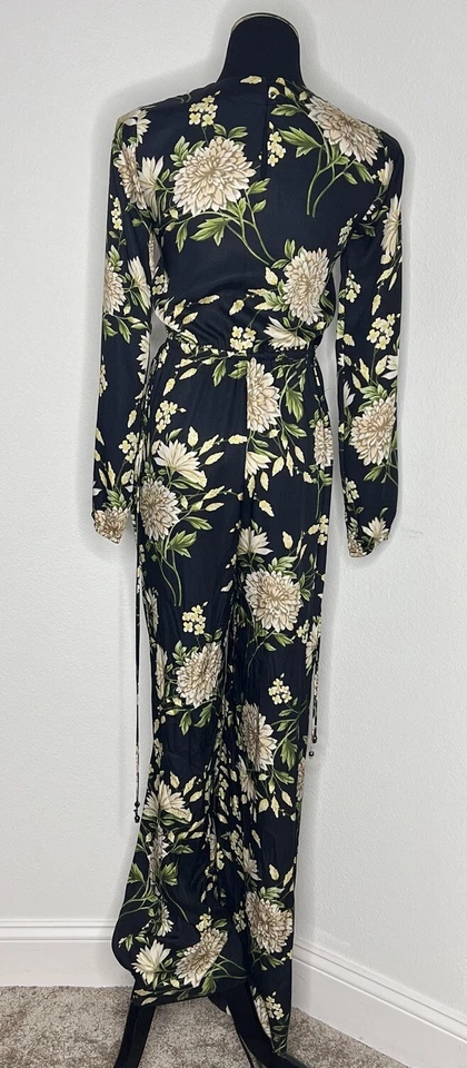 Mono XXS de pierna ancha azul marino azul marino BCBG MAXAZRIA para mujer Foto 3 de 4