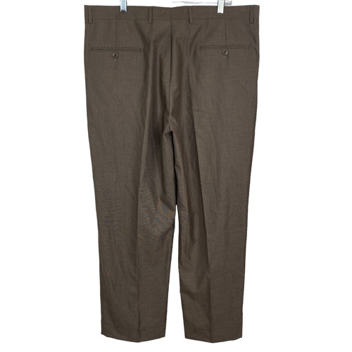Ermenegildo Zegna Pants Mens 56R 100% Wool Dress Trousers - Picture 2 of 10