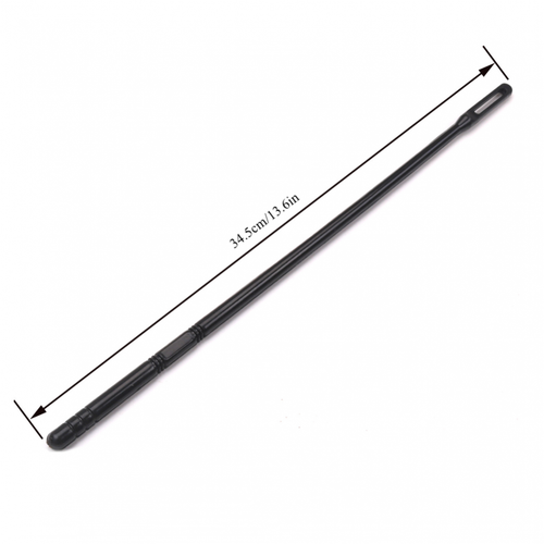 Kit de cuidado limpiador de accesorios de limpieza de flauta de plástico negro varilla instrumento musical - Imagen 7 de 7