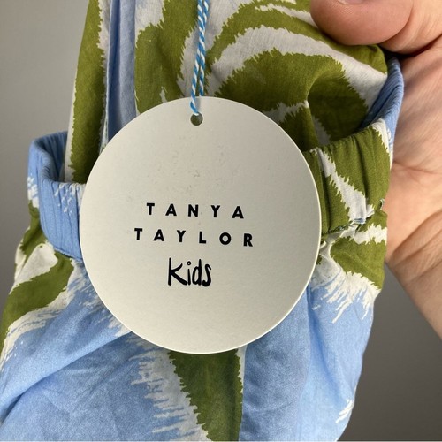 NWT TANYA TAYLOR Mini Marley Short Horizon Blue Palm Leaf XS - Picture 6 of 6