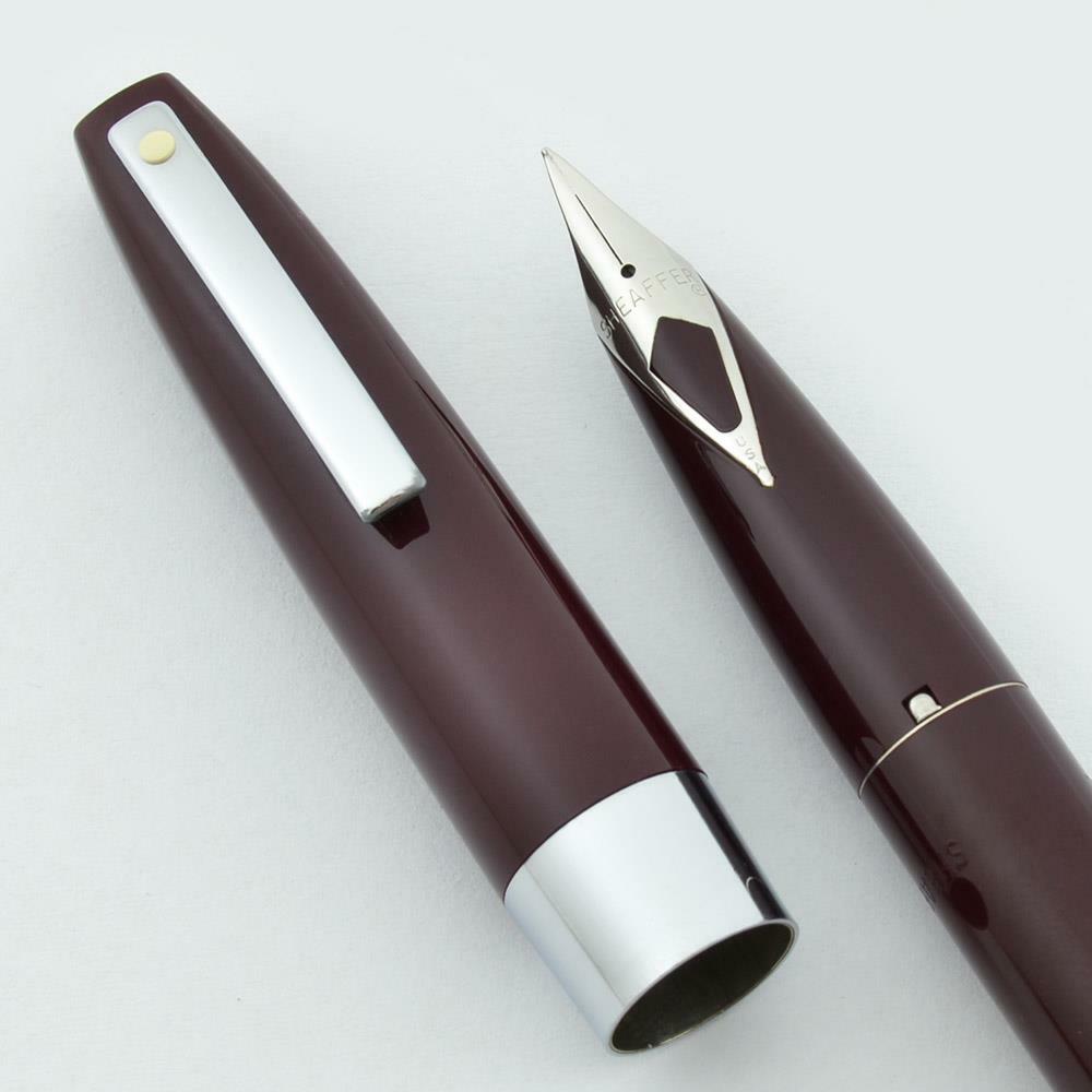 Sheaffer 330 Fountain Pen - Burgundy, Fine Short Diamond Nib (New