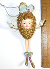 Anthropomorphic Pine Cone Forest Fairy Christmas Pixie Girl Xmas Winter Ornament — photo 5
