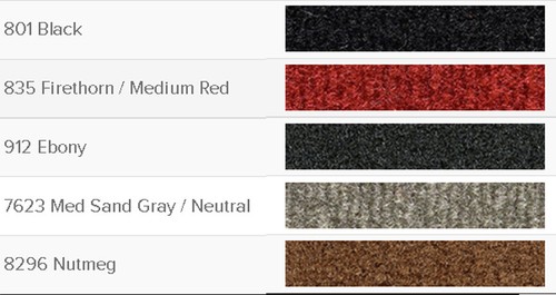 New! 2010-2014 Ford Mustang CARPET Floor Mats w/ Embroidered Pony Logo 4pc Color - Picture 4 of 12