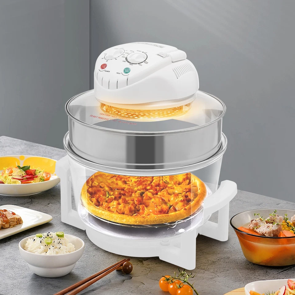 Airy Fryer, Glass Air Fryer, 360° Viewable Airy Fryer with Expansion Ring - Image 2 of 4