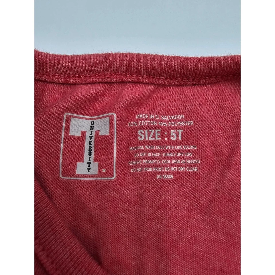 Alabama University Girl's 4/5 Roll Tide Long Sleeve Shirt & Houndstooth Skirt - Image 2 of 4