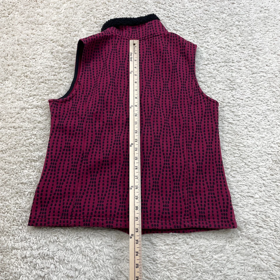 Chaleco Croft & Barrow Mujer Medio Púrpura Sin Mangas Cuello de Piel Sintética Informal Damas Foto 3 de 4