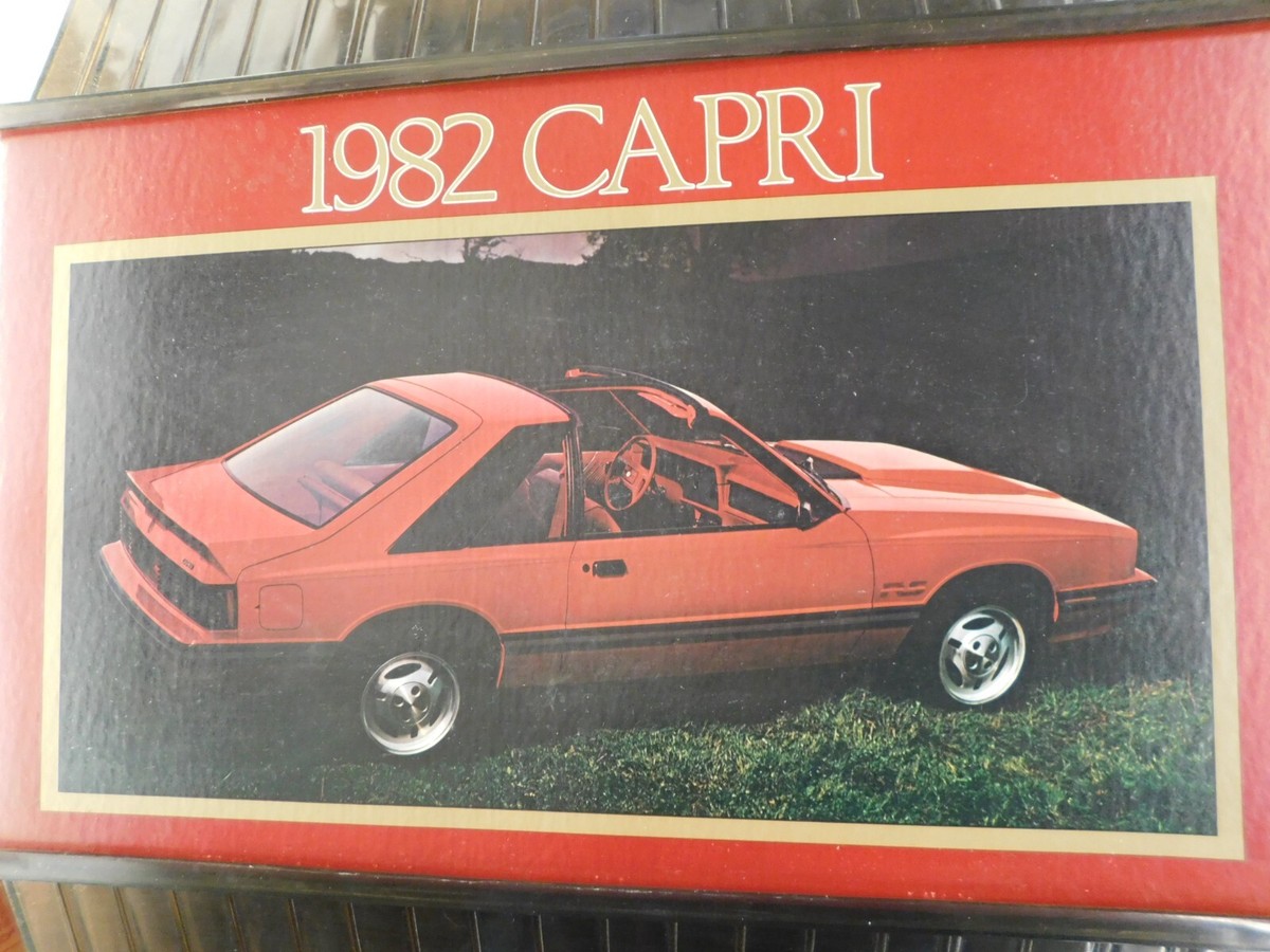 OEM Ford 1982 Mercury Capri RS Dealership Display Picture