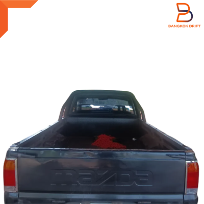 Pair Chrome Trim Tail Lights Rear Lamps Fit Mazda B2000 B2200