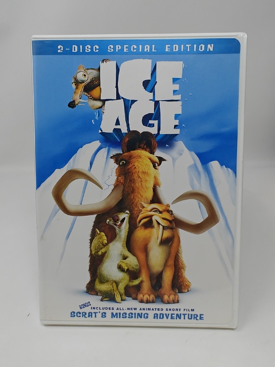 Ice Age DVD (2002, 2-Disc Set, Includes Full Frame and Widescreen