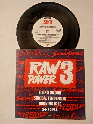 Raw Power Vol. 3 - Various Artists - 7'' Vinyl Single E.P. 1990