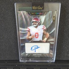 2023 Wild Card Wild Chrome Derek Parish 1/5 Auto