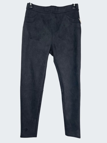 Anthropologie Sanctuary Womens Black Runway Faux Suede Pull-On Leggings Small - Picture 2 of 15