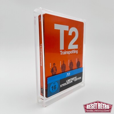 Acryl Case passend für Blu-ray Steelbook UV-Schutz Hülle box protector Filme