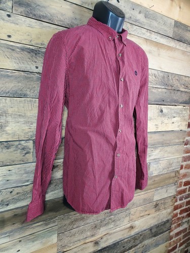 Timberland Button-up Shirt Men Red 