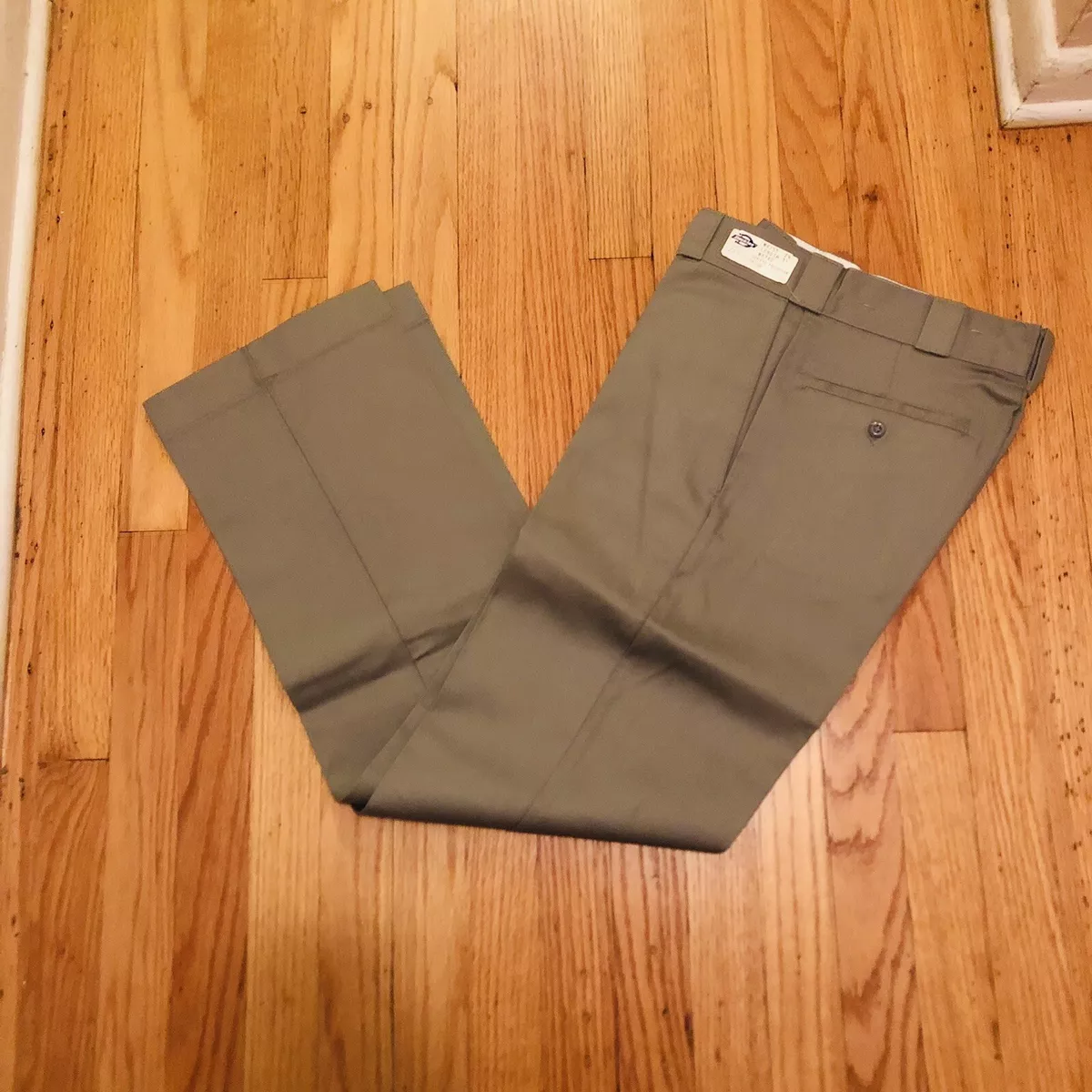 Rare Vintage 70/80s Dickies Carpenter Work Pants Gray 29x31 - Made in USA - NEW