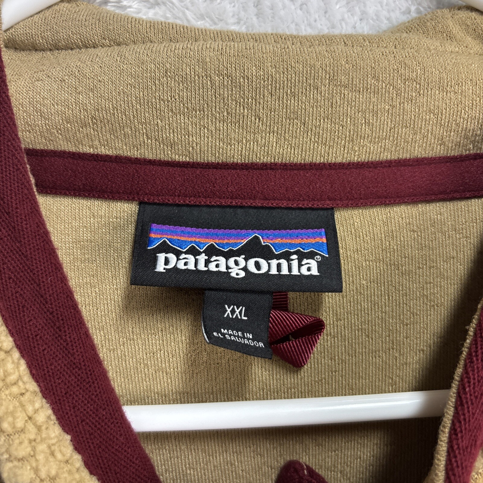 Patagonia Shearling Button Pullover 3 Button 2XL … - image 3