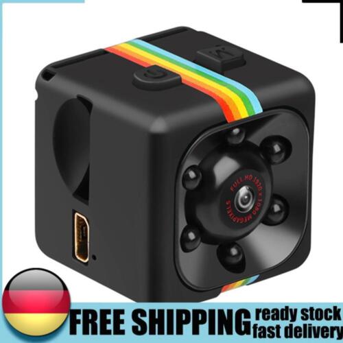 Mini caméra SQ11 Full HD 1080p capteur de mouvement vision nocturne sport DV (noir) DE - Photo 1 sur 12