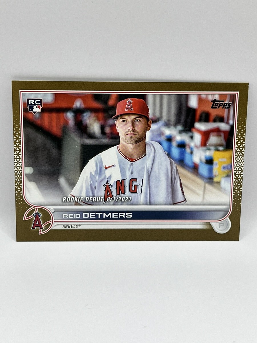 2022 Topps Update REID DETMERS RC Gold 0976/2022 Rookie Debut