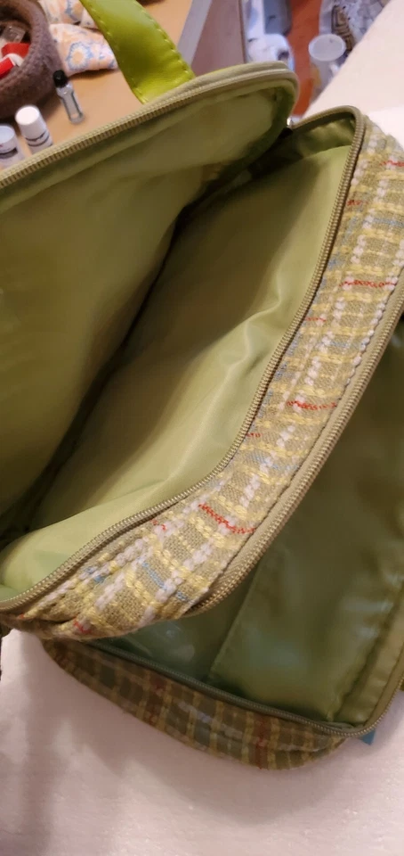 Bolso colgante maquillaje de viaje vintage Metro (granny chic) nuevo Foto 3 de 4