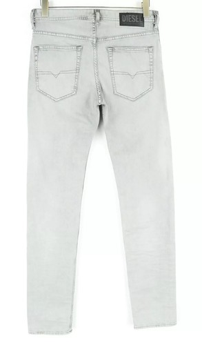DIESEL Buster 069II Men`s Slim Taper Jeans W28 L34 Grey Light Wash - Zdjęcie 2 z 10