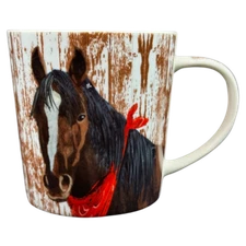 Patti Gay Clyde Horse Mug Two Can Art PPD