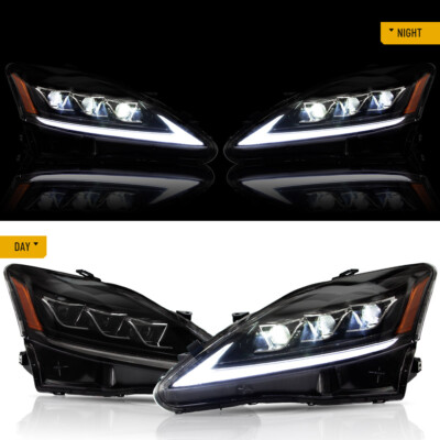VLAND LED Scheinwerfer Für Lexus IS250/350/F 2006-2015 mit Sequenzieller E-MARK