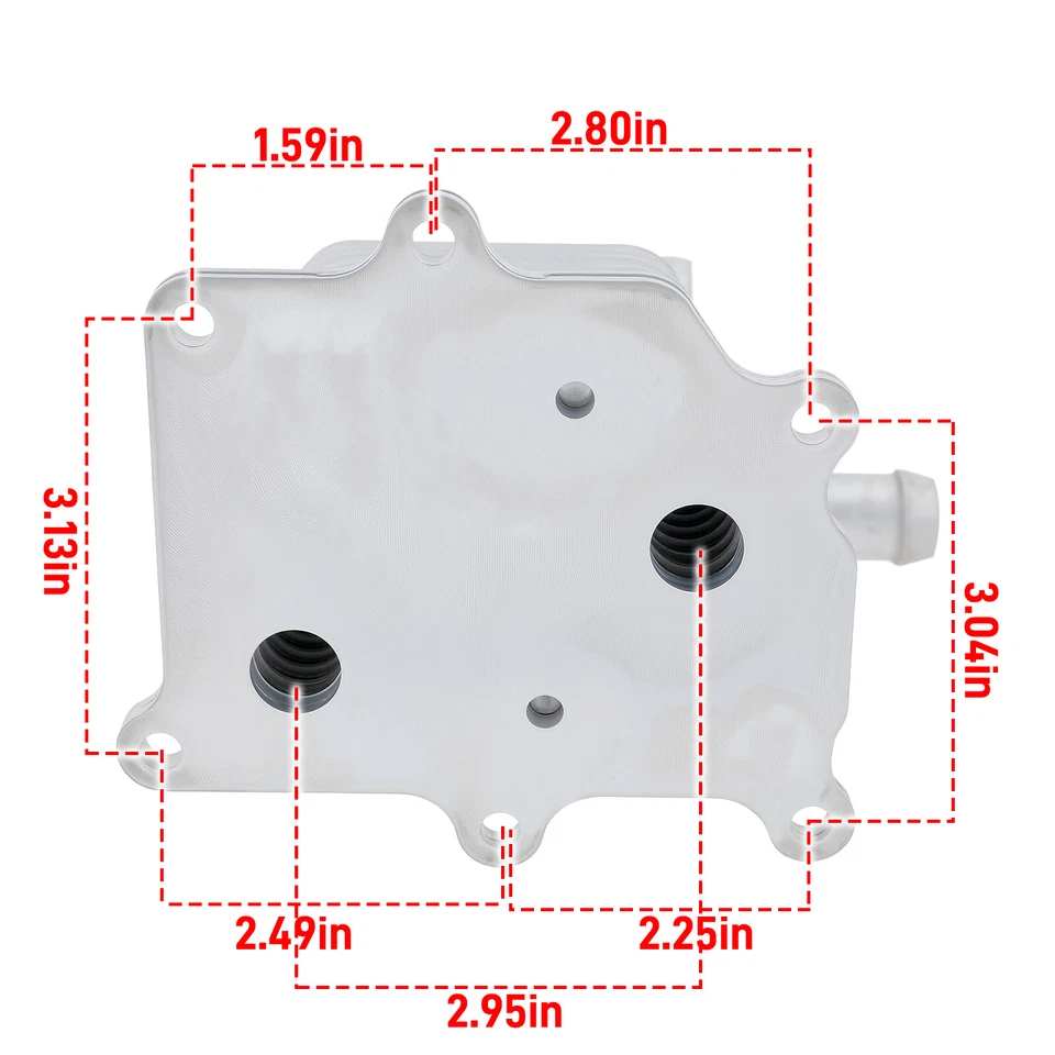 Refrigerador de óleo do motor CA0214700 para 07-2015 Mazda CX-9 GS GT Grand Sport 4 portas 3.7L - Imagem 2 de 4