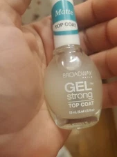 New Broadway Nails Gel Strong Polish Matte Top Coat