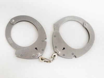Clejuso Handschellen 12 A 12A INOX - Handcuffs Gürteltasche Ledertasche Holster