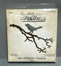Sizzix Tim Holtz Alterations Bigz Die "Bird Branch"  657833 new sealed