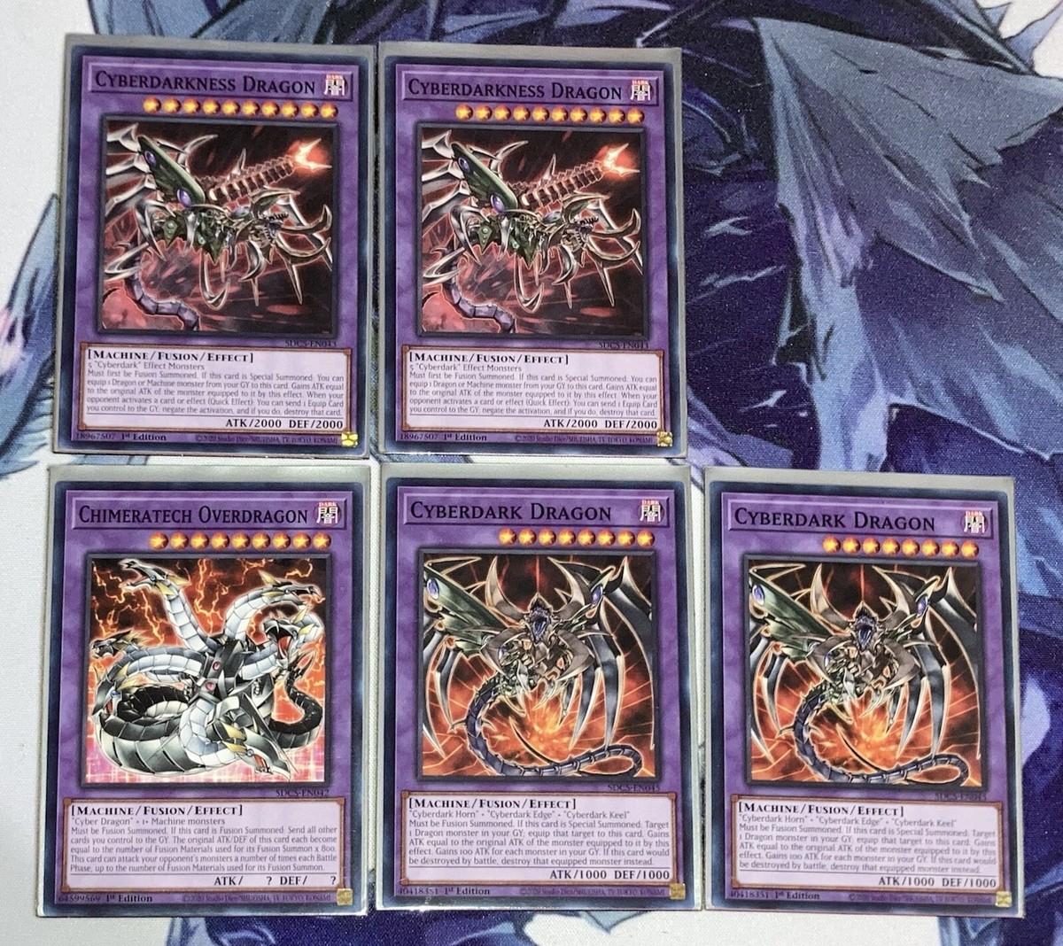 yugioh cyber dragon cyber dark custom deck. New Unplayed And Sleeved | eBay