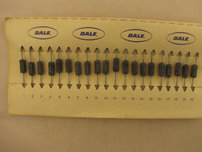 20ea Dale 11K Ohm 2.5 Watt 5% CW2C-14 Power Resistor nos