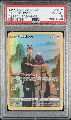 Hoothoot graded PSA 8 for sale on eBay